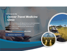 Tablet Screenshot of denvertravelclinic.com